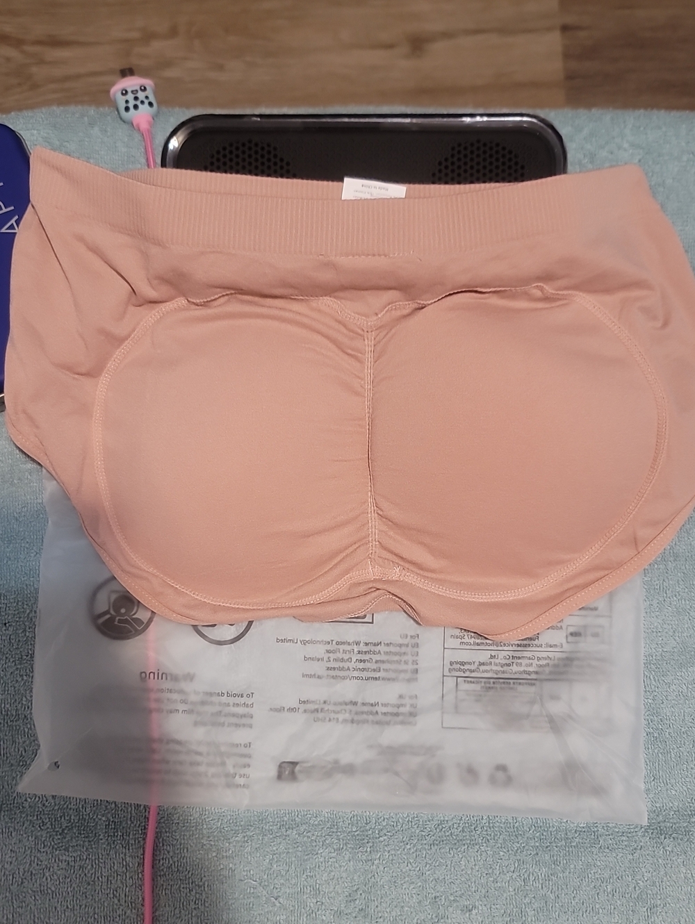 Never Worn Seamless Lightly Padded Hipster Panty in Blush Pink